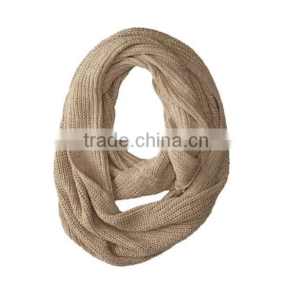 2015 Fashionable Scarf Wholesaler Lady Kinnted Infinity Scarf photo-4