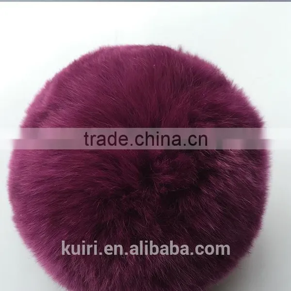 New Fashion Hot Rabbit Fur Ball Rabbit Keychain/mink Fur Rabbit Keychain/fur Pom Pom photo-3