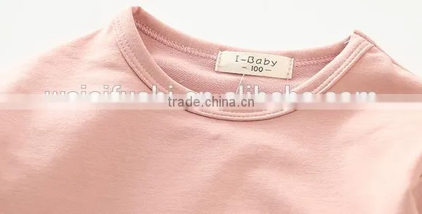 Factory-hot Selling Casual Fake Two Pieces Kids Outfits/custom Latest Children Baby Clothes Set photo-3