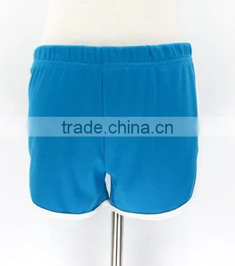 Runwaylover Custom Summer Sexy Bright Color Hot High Waist Gym Sport Women Cotton Shorts photo-5