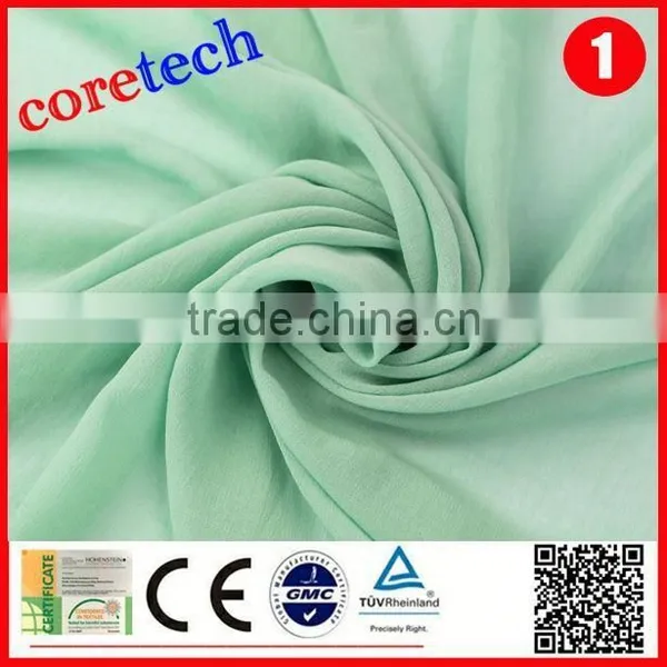 High Breathable Chiffon Curtain Fabric Factory photo-3