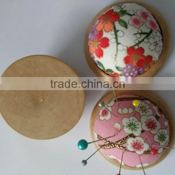 Pin Cushion With Wooden Base OEM Service photo-6