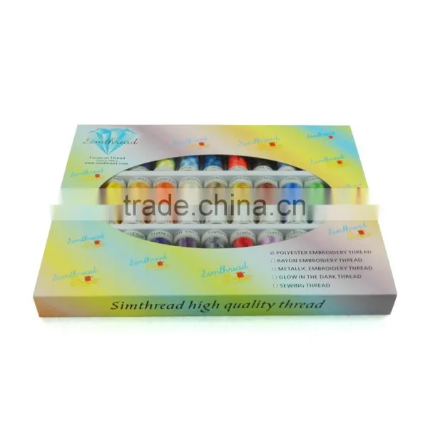 Superior Quality Polyester Embroidery Thread 200 Meters Per Spool photo-4