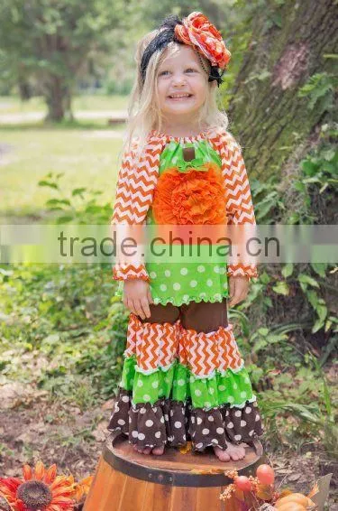 Half Sleeve Halloween Girls Clothing From China YiWu photo-3