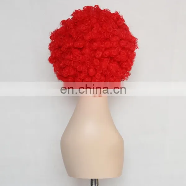 Afro Curly Clown Red Wig FGW-0025 photo-2