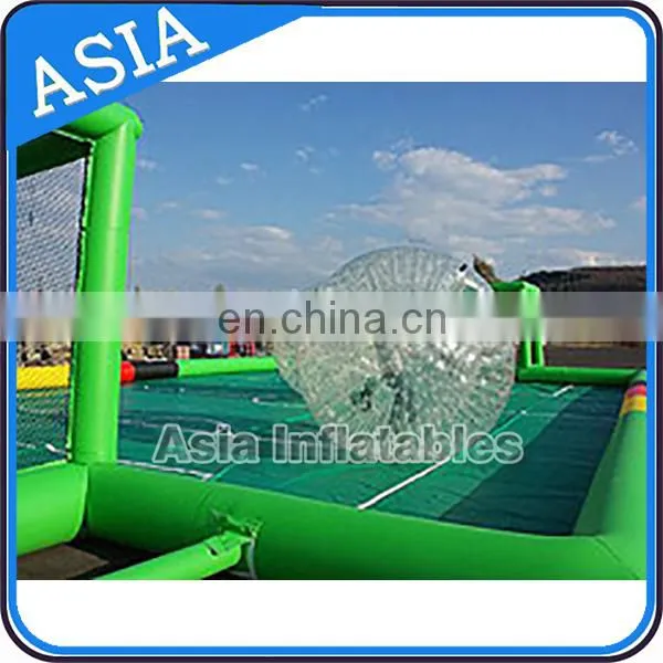 Giant Inflatable Soccer Field for Sale, Outdoor Inflatable Soccer Pitch for Fun photo-4