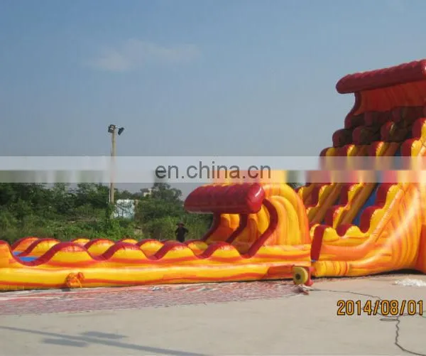 High Quality Inflatable Flame Water Slide WS061 photo-2