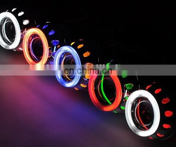 2.5inch Car HID Projector Lenses Bixenon Lens Projector Light With Double CCFL Angel Eyes photo-2