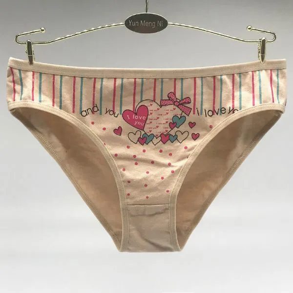 Yun Meng Ni Sexy Underwear Cute Printed Ladys Briefs Breathable Cotton Women's Sexy Panties photo-5