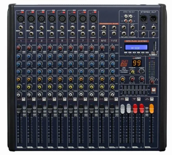 Bluetooth/USB Mixer With 8/12/16 Channels photo-2