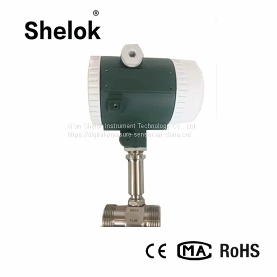 DN15 Mechanical Mini Chilled Water Liquid Caustic Turbine Flow Meter photo-3