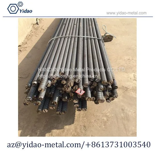 Hot Rolled Thread Steel Bar/high Tensil Steel Bar HRB500 photo-3