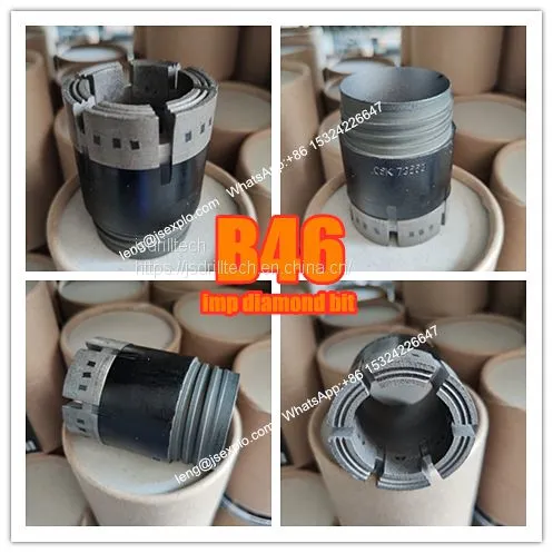 B46 Single Tube Bits, Impregnated Diamond Core Drill Bits, Exploration Drilling Bit, Rock Coring, Geotechnical Drilling Bits photo-2