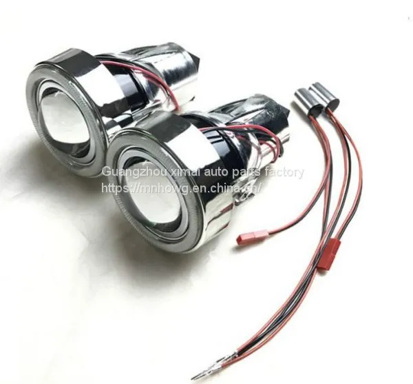 Car Angel Eye Sunbeam Lamp Lens Fog Lamp COB Highlights 3