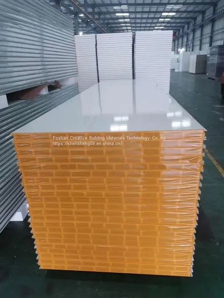 Fireproof Insulated Wall Roof Hollow Glass Magnesium Board MGO Sandwich Panel photo-2