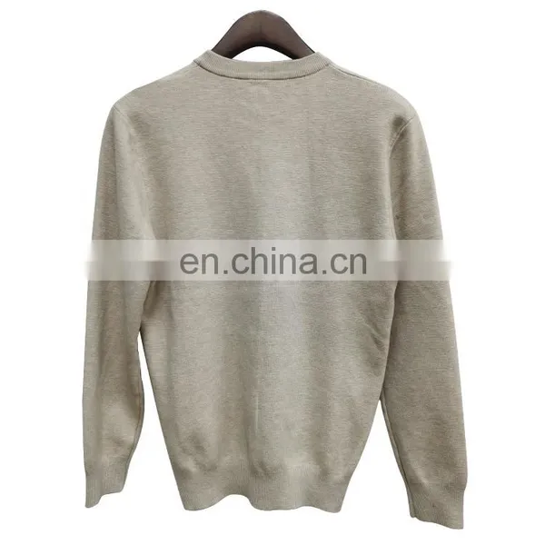 DiZNEW New Design Good Quality Long Sleeve Crewneck Mens Intarsia Sweater photo-2