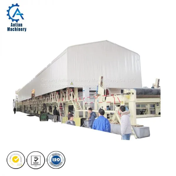 Corrugated Cardboard Coating Paper Machine Corrugated Machine From Waste Paper photo-5