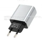 Quick Charge Aluminium EU Plug Mobile Charger Usb Charger Supplier Wholesale Mobile Phone Accessories photo-2