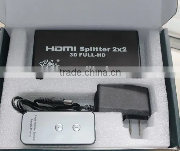2 in 2 Out Full HD Cable Splitters With Remote photo-3