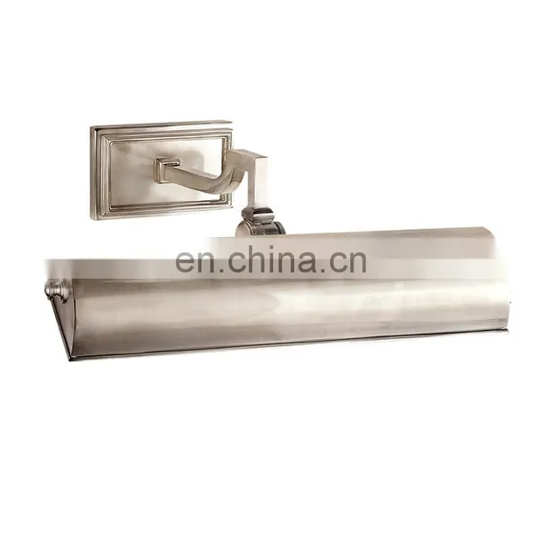 Brush Nickel Finishing Brass Metal Wall Lamp for Home Lighting Hotel Decoration
