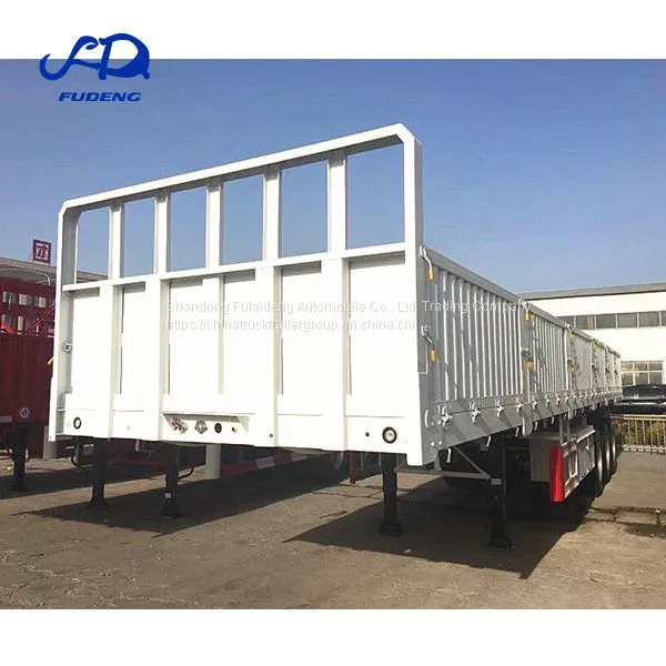 3axles 4axles 40ft Fudeng Brand Mechanical Suspension Heavy Duty Type Flatbed Semi Trailer photo-4