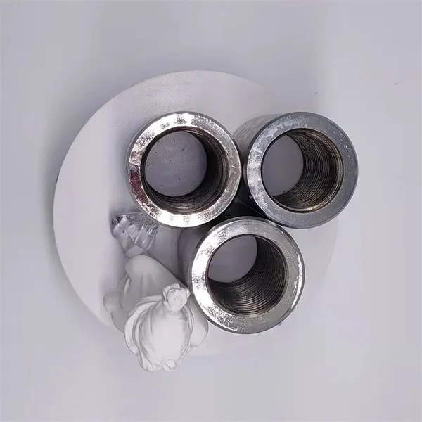 Φ28 67*41 Straight Steel Rebar Coupler Steel Threaded Screw Sleeve photo-5