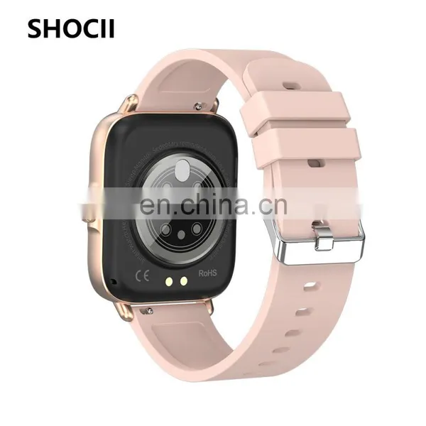 2022 1.7inch Full Touch Body Temperature T46S Call Phone Functional Ai Voice Body Temperature Smartwatch With Box photo-3