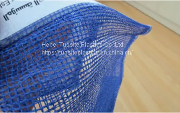 Customized Laminited Label PP Drawstring Vegetable Leno Woven Mesh bag 25kg 50kg Onions Potatoes Packing Sack photo-3