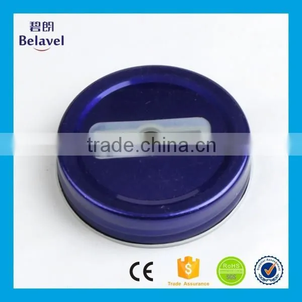 Hot Sale Gold Tinplate Metal Screw Lid for Mason Jars photo-5