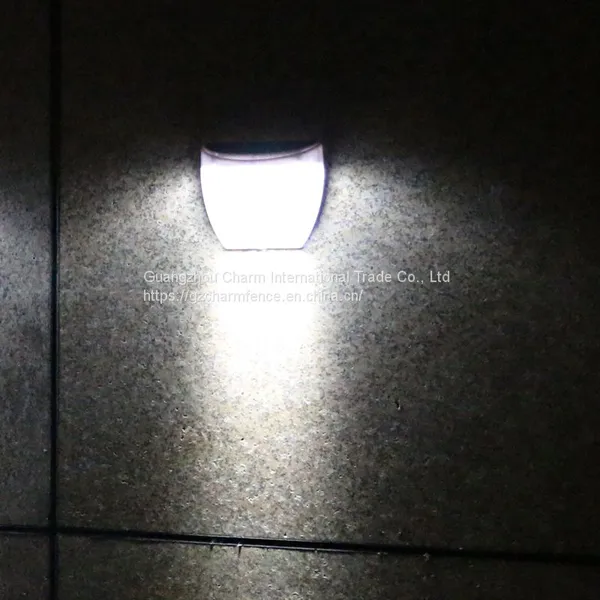 Light Controlled Solar Energy 8LED Garden Wall Lamp Fence Lamp Outdoor Fence Lamp Solar Lawn Lamp Street Lamp photo-3