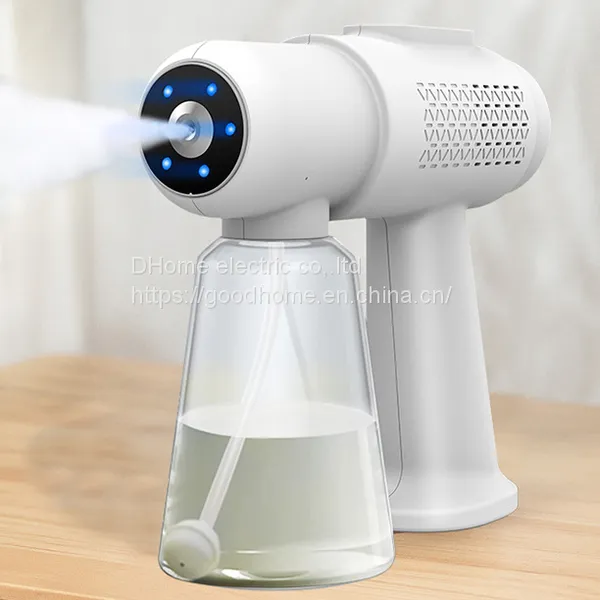 Disinfecting Atomizer Blue Light Nano Atomizer Gun Disinfecting Atomizer USB Portable Sterilizer（Wechat:13510231336）