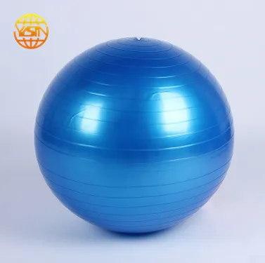 Eco-Friendly Red Yoga Balls Custom Color Gym Exercise Anti Burst PVC Yoga Ball photo-4
