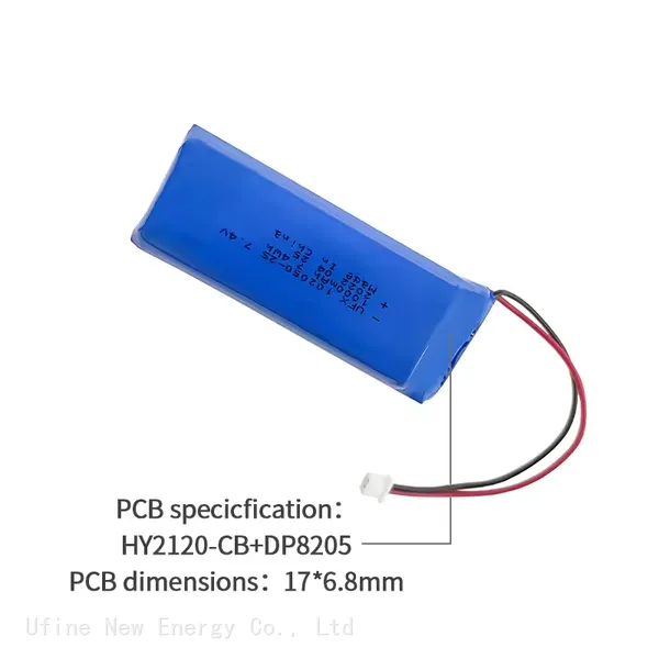 Li-polymer Cell Factory Wholesale Air Cleaner Battery UFX 102050-2S 1000mAh 7.4V KC Certificate photo-5