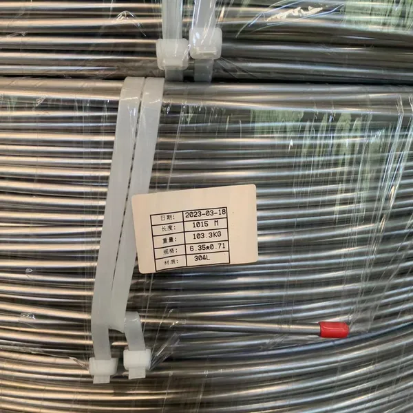 TP304L Ultra-long Seamless Coiled Tubing A269 Standard, Oxygen-free Heat Treatment, Bright Surface, Soft Delivery