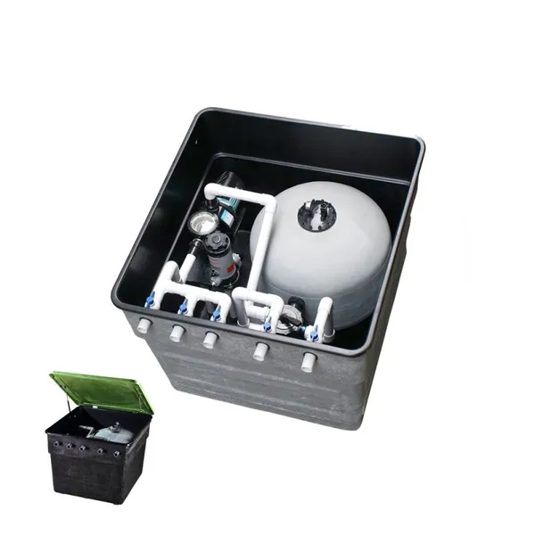 Luxury Complete Filtration Disinfection System for Swimming Pools Fiberglass Underground Buried Filter Top Mount Water Output photo-5