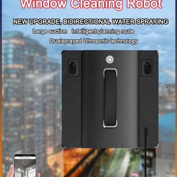 PUREROBO W-S9S Window Cleaning Robot Bluetooth And Remote Control Smart Glass Cleaning Machine Low Noise One Touch Cleaning Easy To Use photo-2