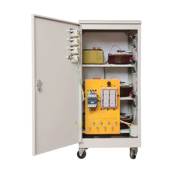 Three Phase 380V AC Automatic Voltage Regulator 30kVA 60kVA 100kVA With Digital Display photo-4