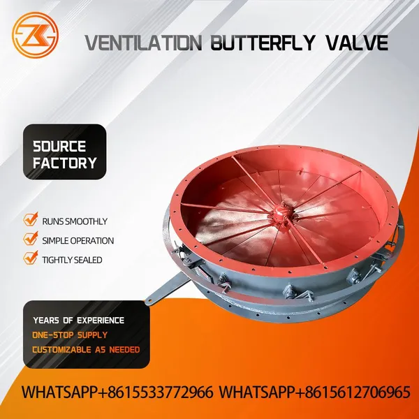 D341W Manual Worm Gear Ventilation Damper Low Cost Round Air Regulating Valve For Small Dust Extraction Pipeline photo-5