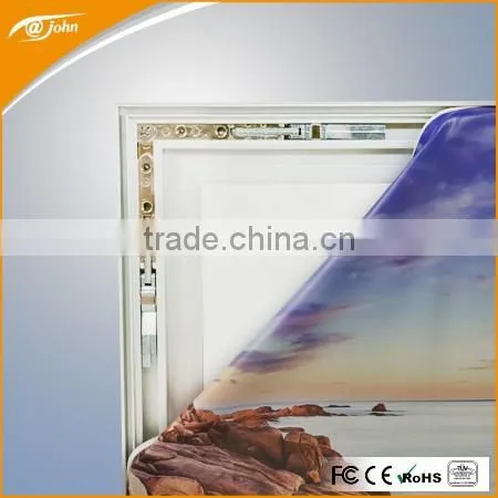 Elegant European Style Single Sided Tension Fabric Wall Cover Tool-Less Frame (FD424 ) photo-3