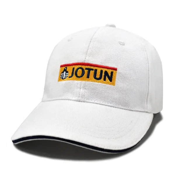 Baseball Cap Curved Visor Sandwich Brim Embroidered Patch Custom Metal Back Buckle Corporate Headwear Custom Logo Available photo-3