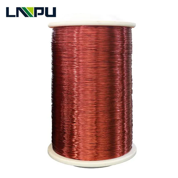 Cable de cobre esmaltado redondo de 0,15 mm y 38 calibre para devanado de transformadores y motores