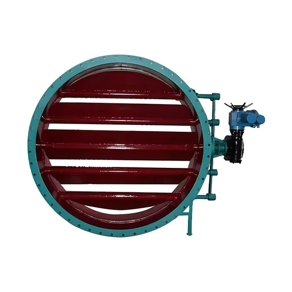 Venta directa del fabricante de válvula de louver de ventilación circular de múltiples hojas de alta calidad