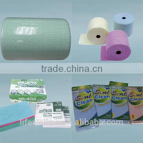 Spunlace Nonwoven Fabric Wipe For Household Cleaning Household Cleaning photo-3
