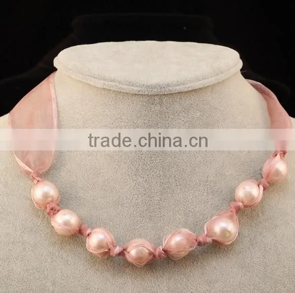 High Quality Popular Beautiful The Bride Jewelry Korea Pearl Wedding Romantic Sweet Jewelry Lace Necklace photo-4