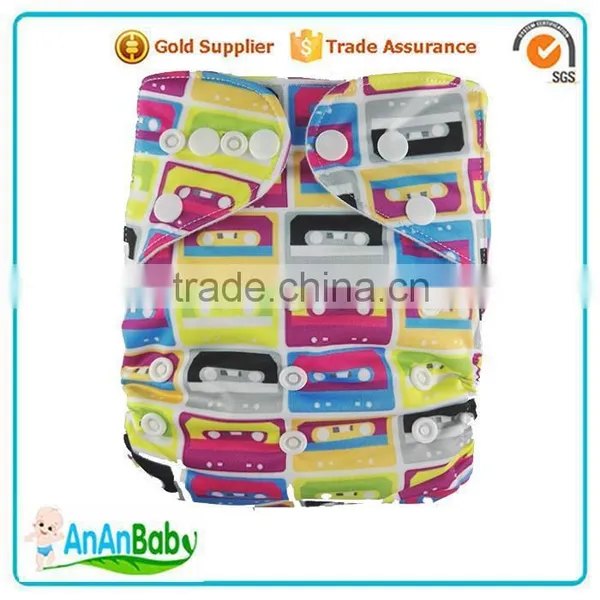 AnAnBaby Unisex Underwear Fitted Cloth Diaper Modern Kids Nappies photo-2