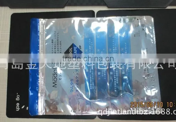 High Quality Self Adhesive Zip Lock Transparent Compound PP Plastic Clothes Bags photo-2