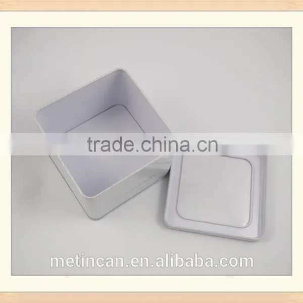 Direct Factory Window Square Tin Box With PVC Window photo-3