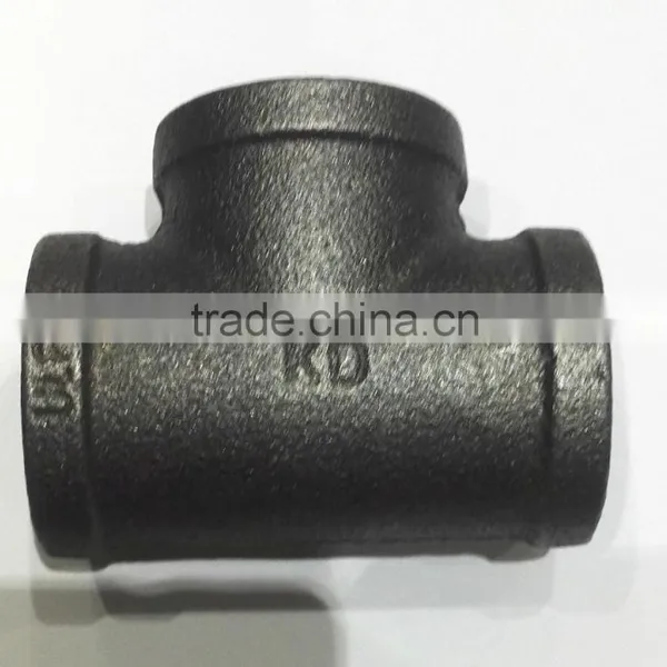 Black Beaded Malleable Pipe Fitting TEE BS STANDARD photo-6