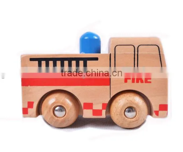 CE Standard Cheap Price and High Quality Solid Wood Kids Car Toy for Sale photo-2
