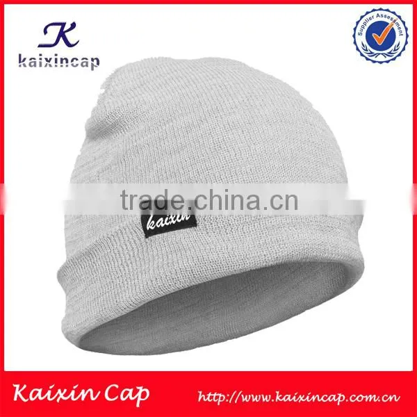 Custom High Quality Plain Beanie With Custom Tags photo-3